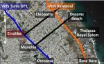 carte satellite, appartement à errahba de hammam sousse