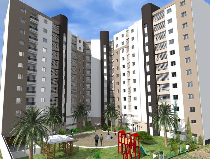 Appartement neuf s+3 au jardin de carthage