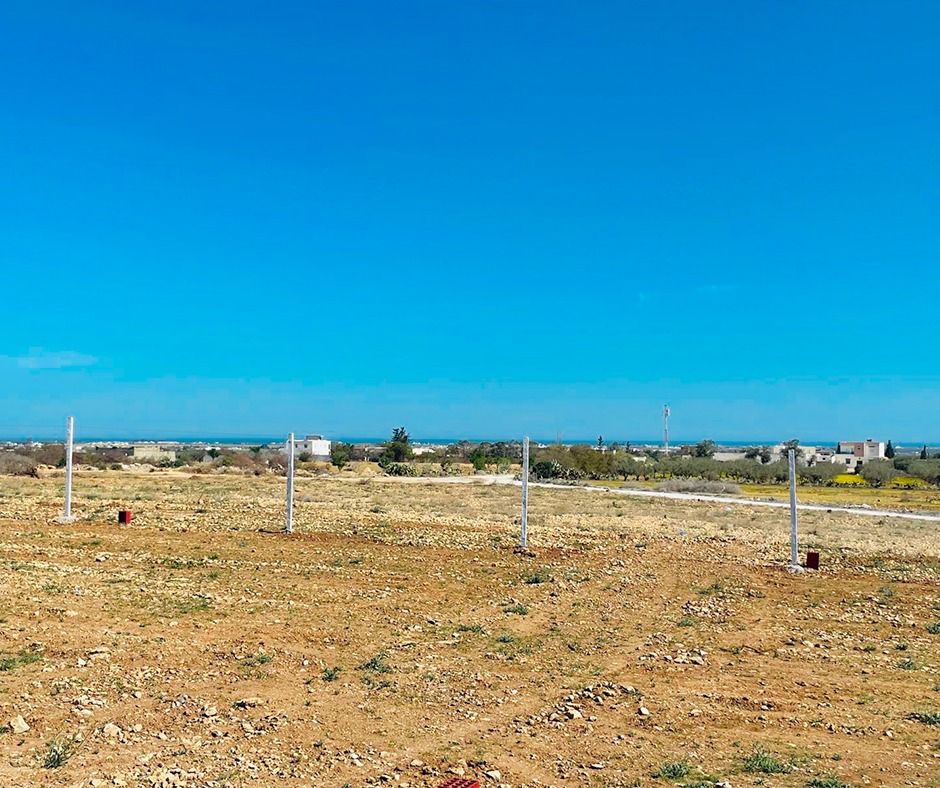 Terrain par facilité de 220 m² à hammamet