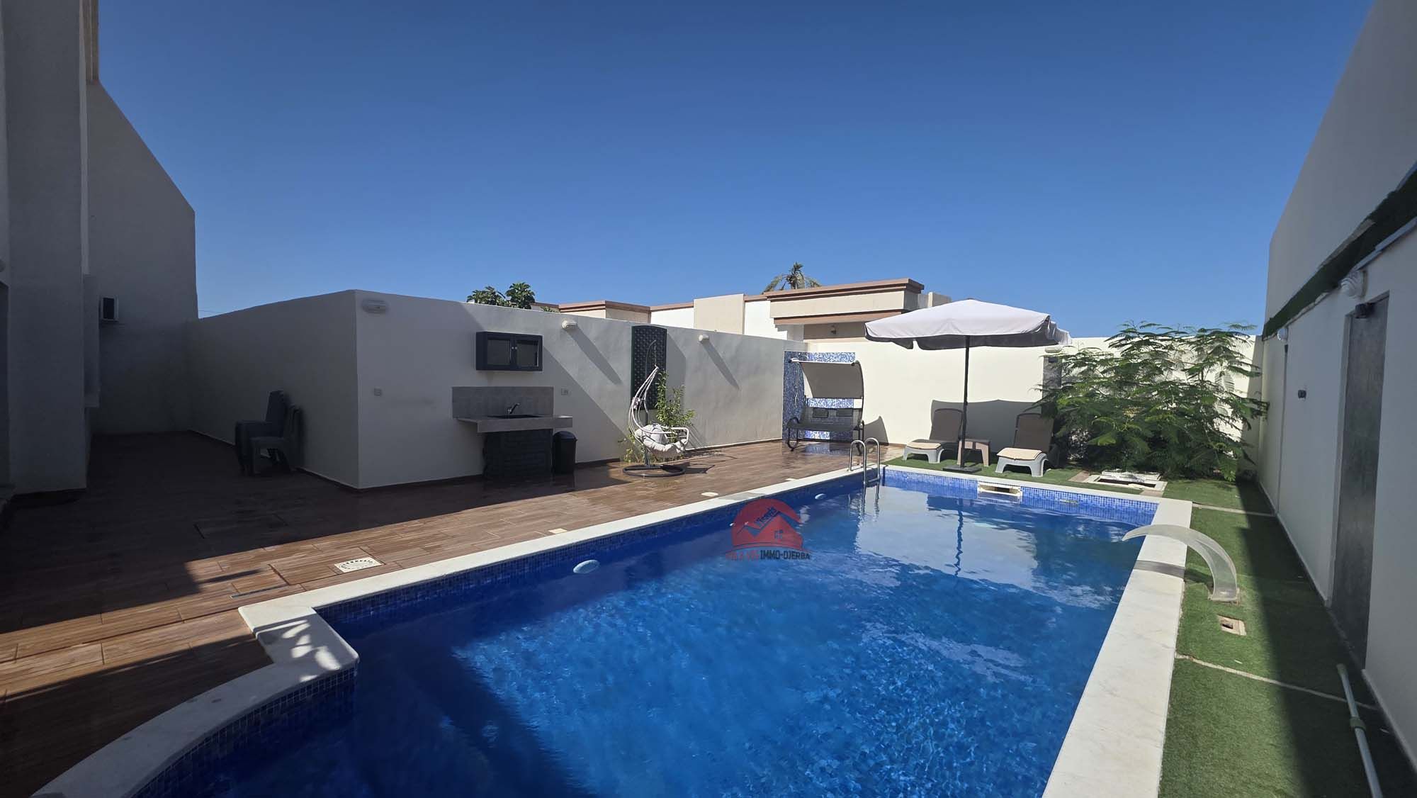 Vente villa avec étage indépendant à midoun djerba za