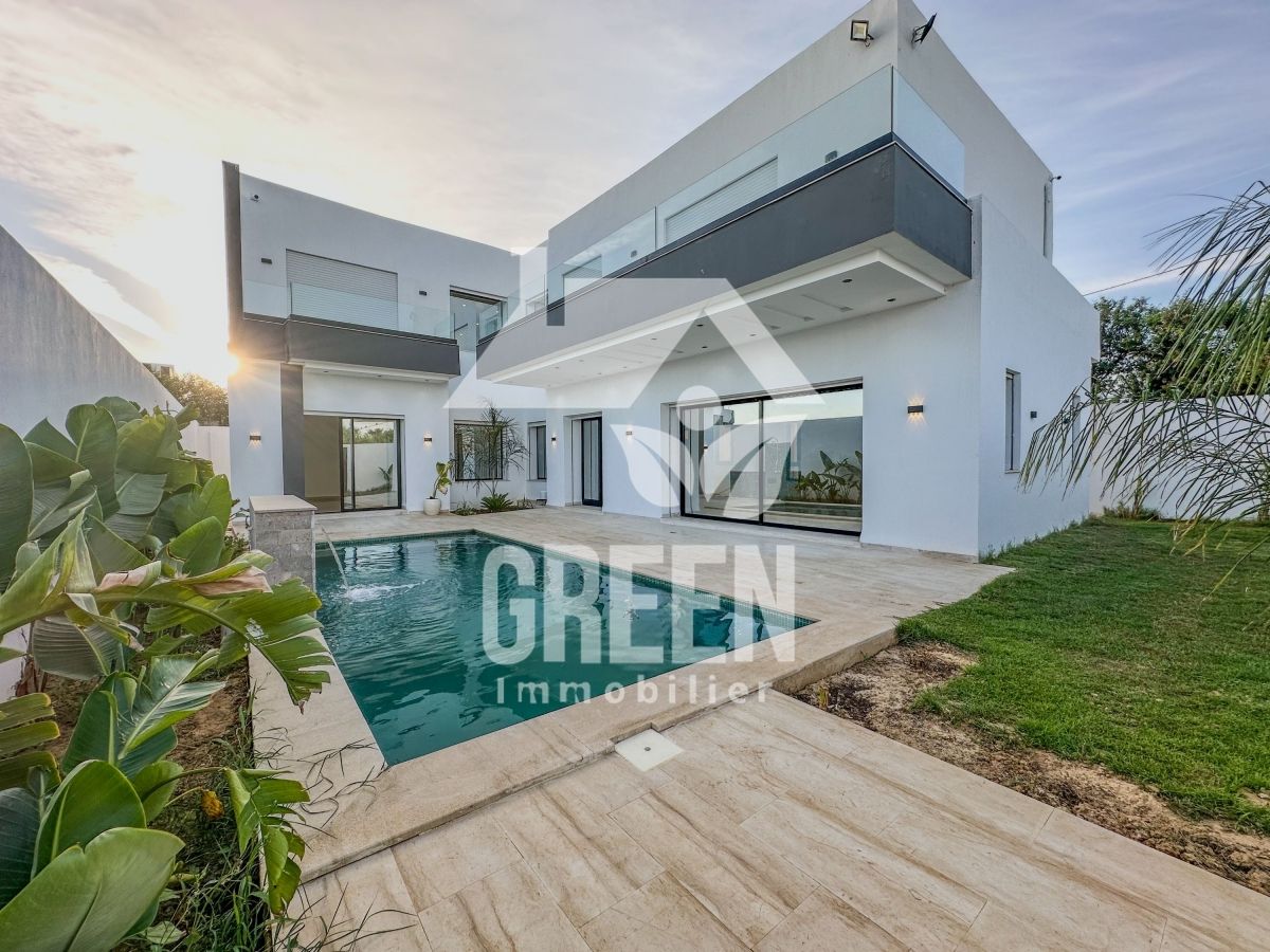 Villa verde située à hammamet côté sud