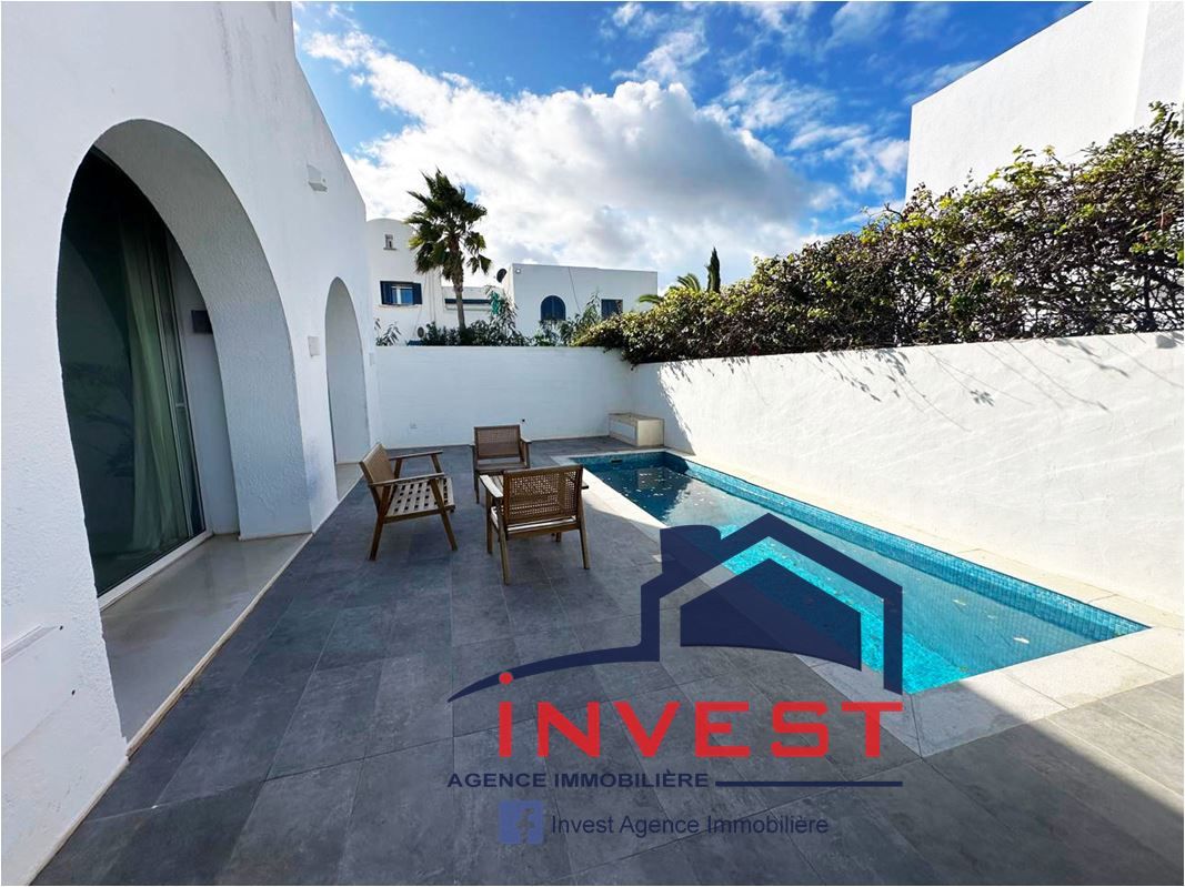 Duplex s+3 vue mer au golden tulip gammarth