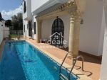 À louer à l’année superbe villa avec piscine à hammamet