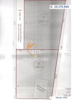 Ref 3256 : lot de 2644 M² à Menzel smail bizerte