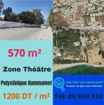 Terrain constructible zone théâtre hammamet mango immo