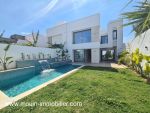 Villa dana s+4 av à hammamet zone théâtre ii
