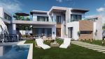 Villa en cours de finition avec belle architecture